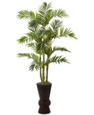 Nearly Natural - 62" Areca Palm Tree with Decorative Planter