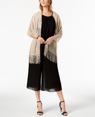 I.N.C. International Concepts - Knit Fringe Evening Wrap