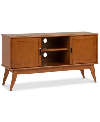 Simpli Home - Ednie Low Media Stand, Quick Ship