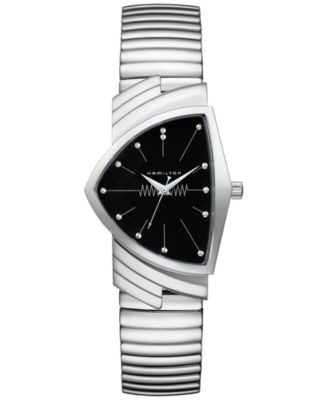 Hamilton - Unisex Swiss Ventura Stainless Steel Bracelet Watch 32mm