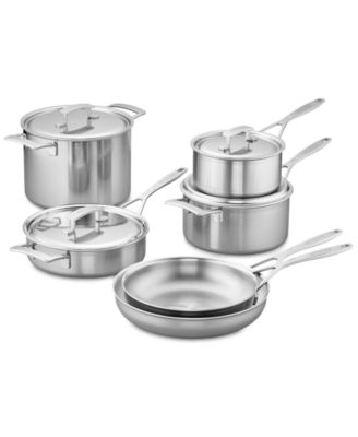 Demeyere - Industry 10-Pc. Stainless Steel Cookware Set