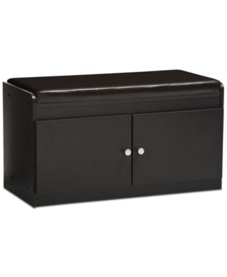 Furniture - Glasser Cabinet with Seating Bench, Quick Ship