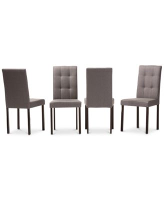 Furniture - Aurra Dining Chair (Set of 4), Quick Ship