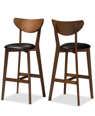 Furniture - Bethanye Bar Stool (Set Of 2), Quick Ship